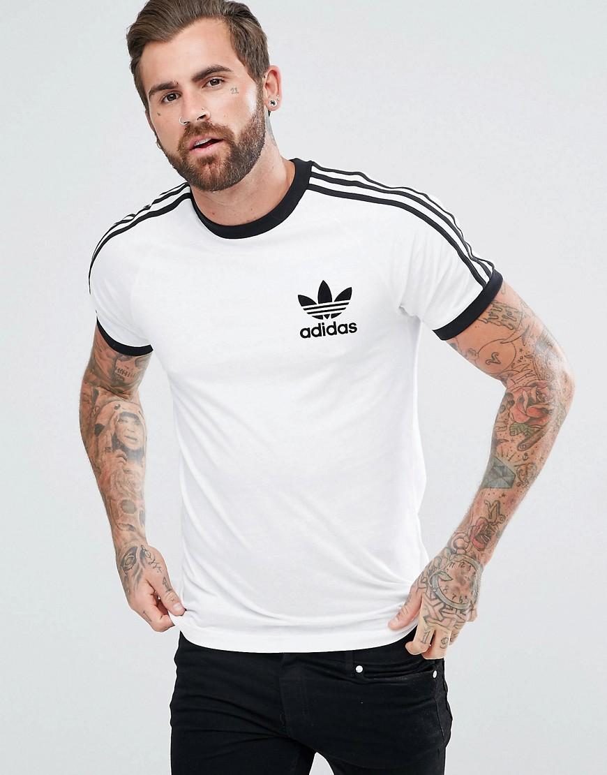 Adidas Originals California T-shirt In White Az8128 - White | ModeSens