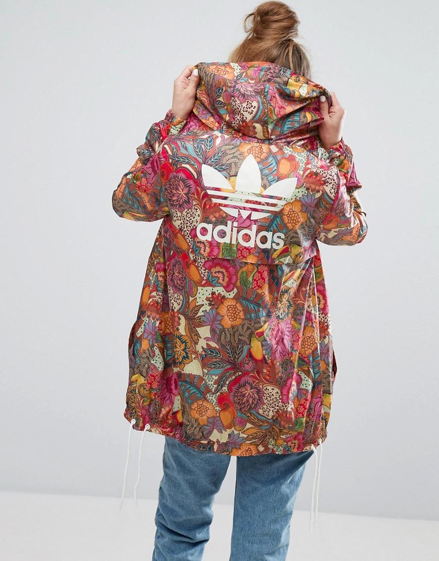 adidas originals jacket flower