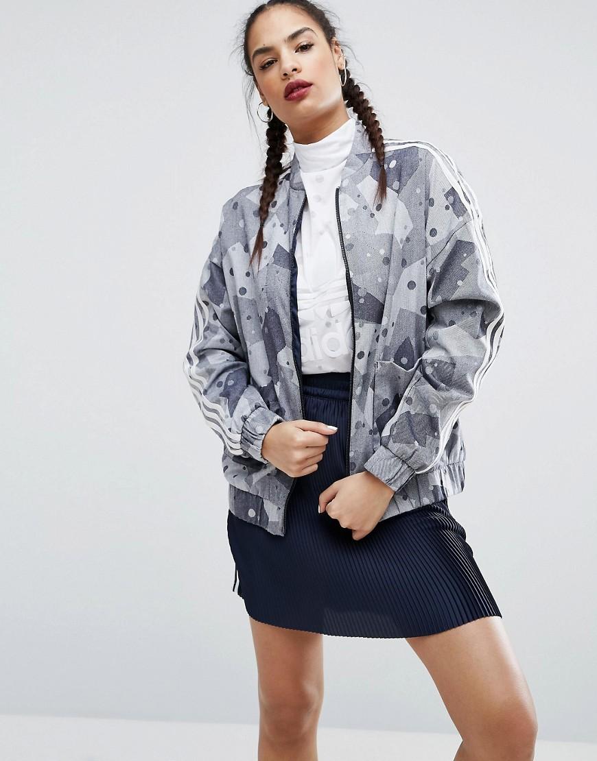 adidas camo bomber jacket