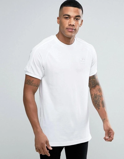 Adidas Originals California T-shirt In Triple White Bk7555 - White |  ModeSens