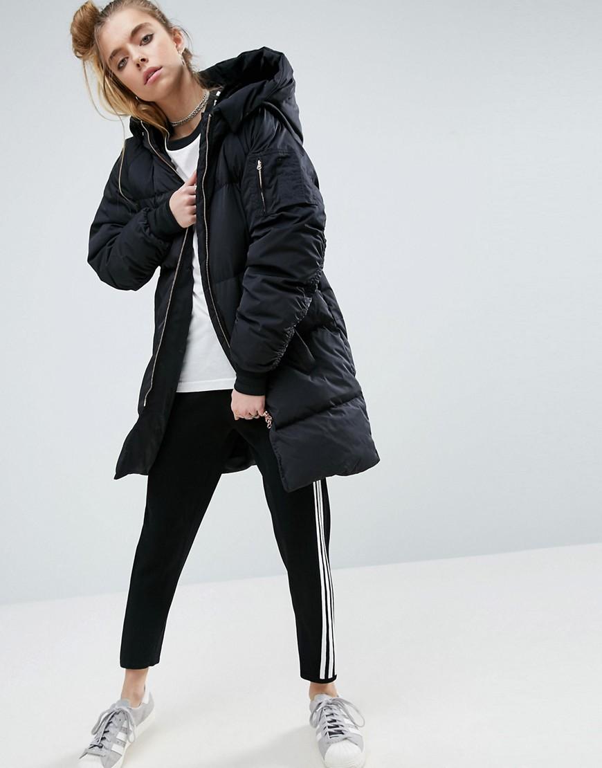 adidas long bomber jacket
