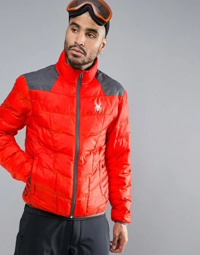 Shop Spyder Geared Ski Coat - Red