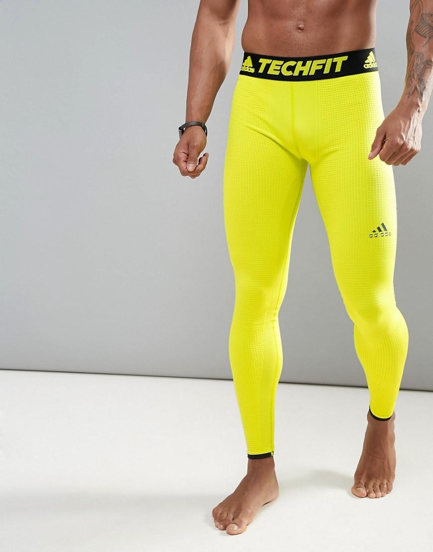 adidas techfit yellow