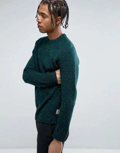 Carhartt Wip Anglistic Sweater - Green | ModeSens