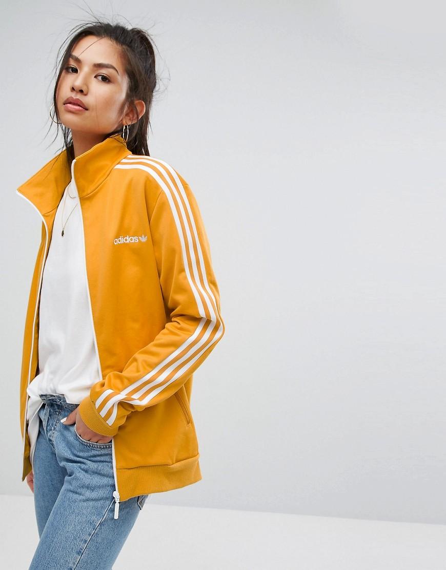 yellow adidas originals jacket