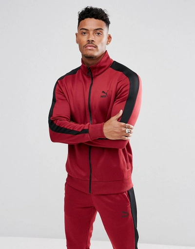 Puma Archive T7 Track Jacket In Red 57331209 - Red | ModeSens