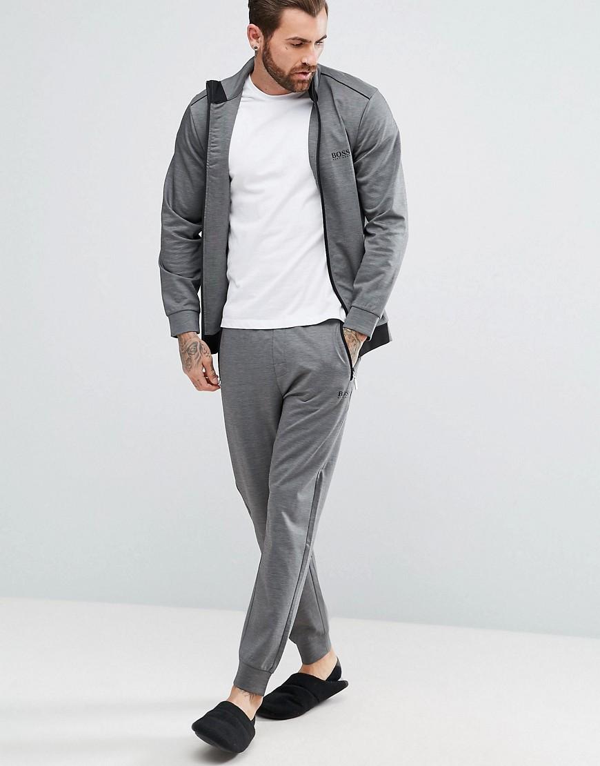 Hugo Boss By Tracksuit Joggers With Cuffed Ankle In Regular Fit - Black ...