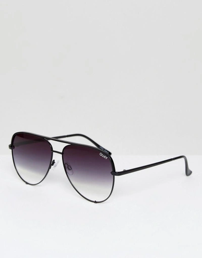 Shop Quay High Key Sunglasses In Black Fade