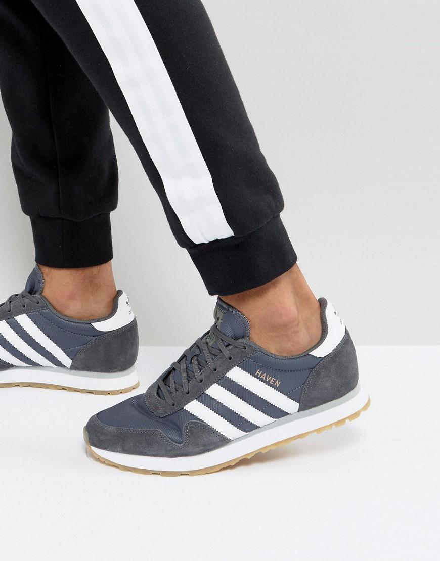 Adidas Originals Haven Sneakers In Gray By9715 - Gray | ModeSens