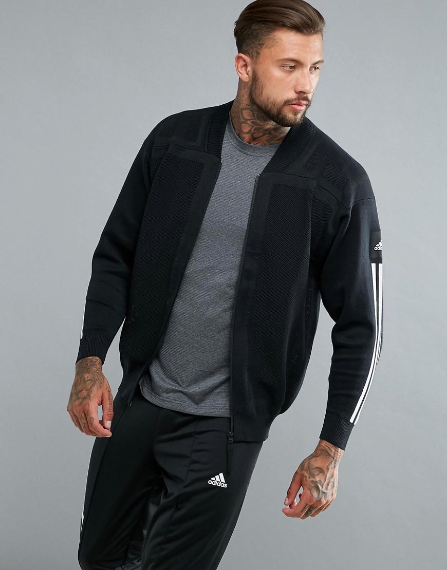 adidas id knit bomber jacket