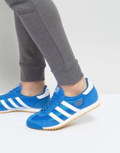 Adidas Originals Dragon Og Sneakers In Blue - Blue | ModeSens