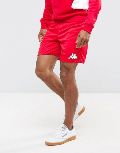 Kappa Ludo Logo Sport Shorts - Red | ModeSens