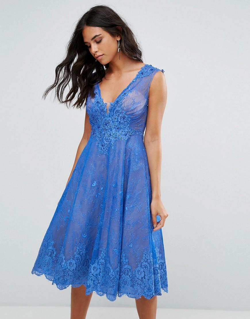 forever unique lace skater dress