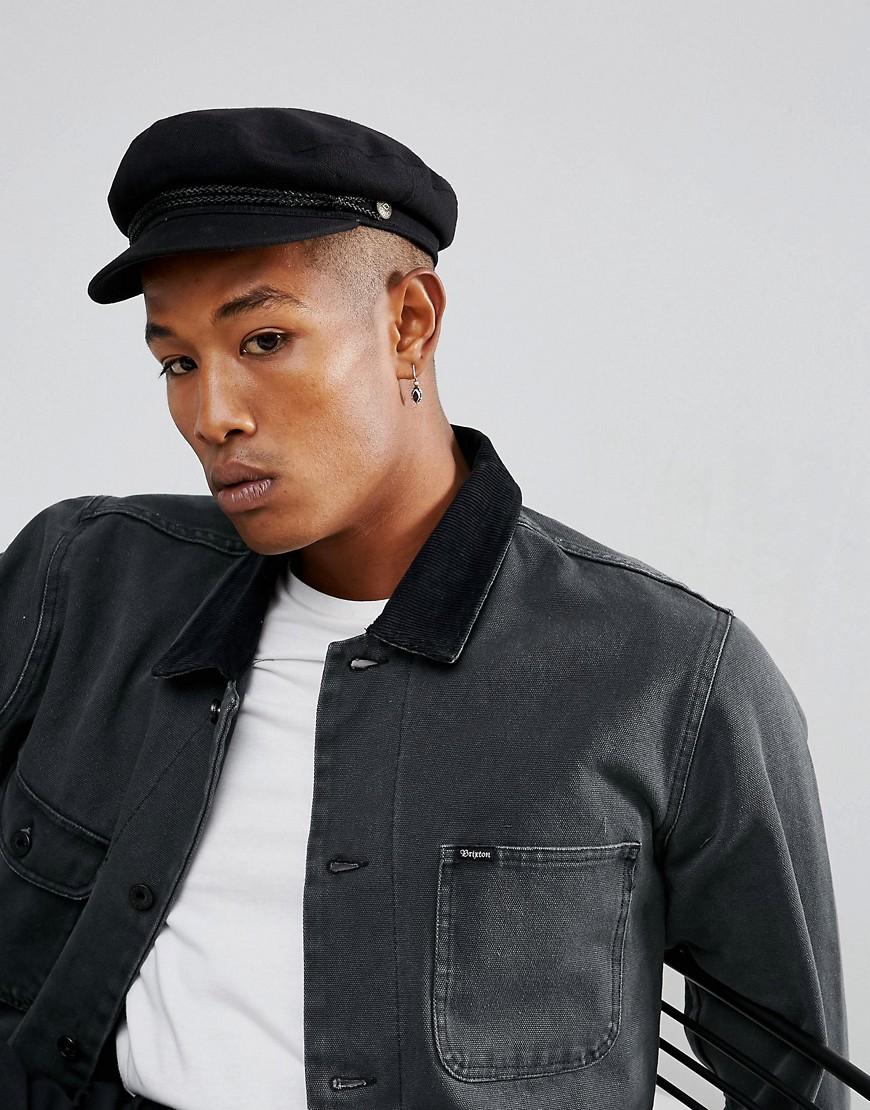brixton fiddler cap leather