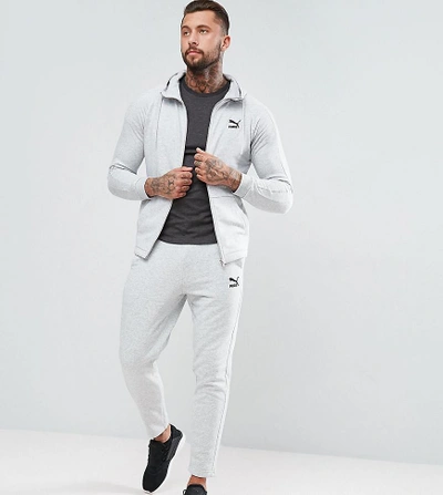 Puma skinny fit tracksuit deals