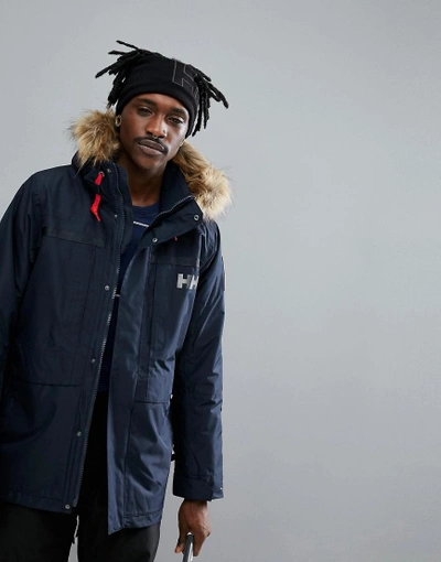 Helly Hansen Coastal 2 Parka In Navy - Navy | ModeSens