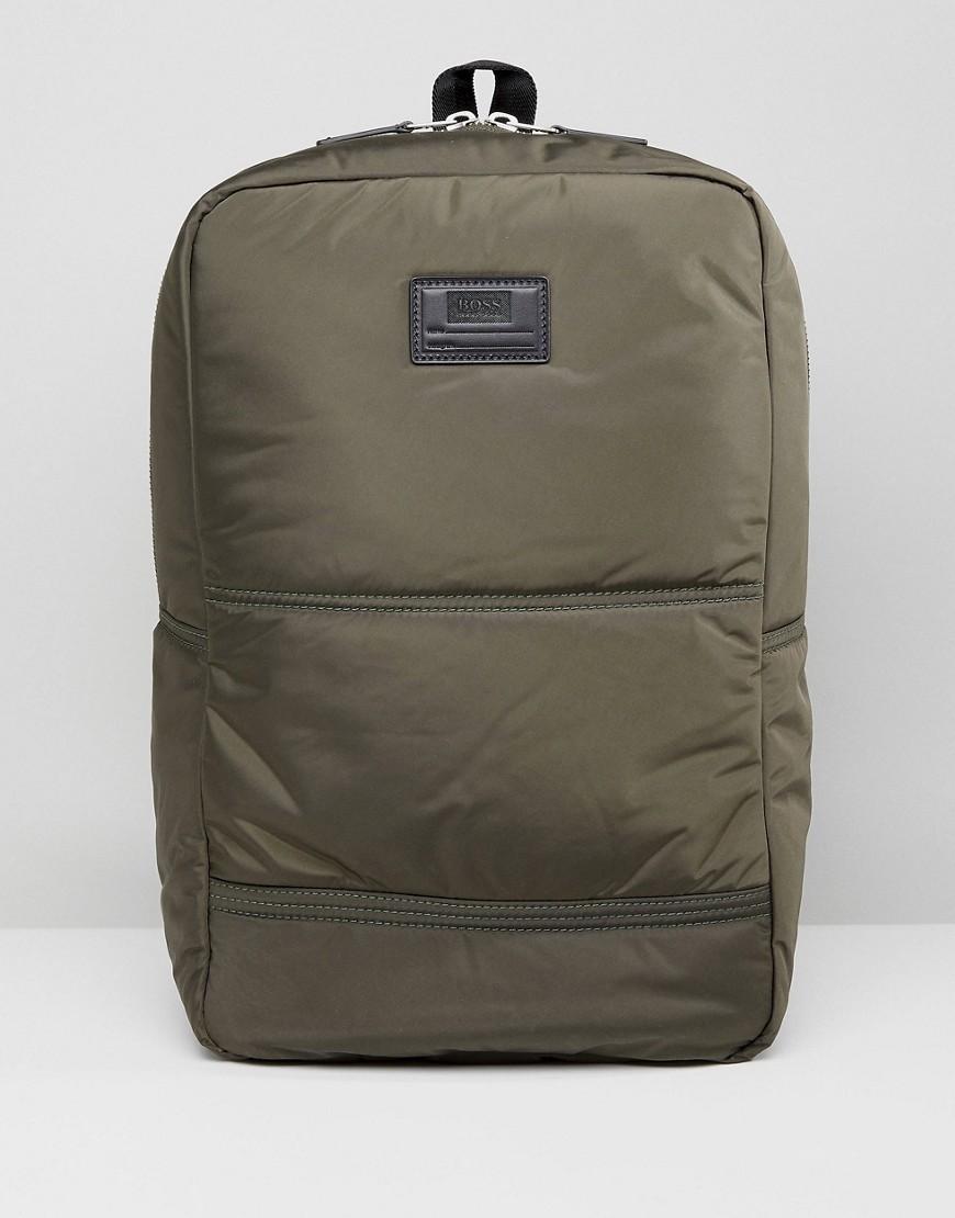 Hugo Boss Padded Backpack In Khaki - Green | ModeSens