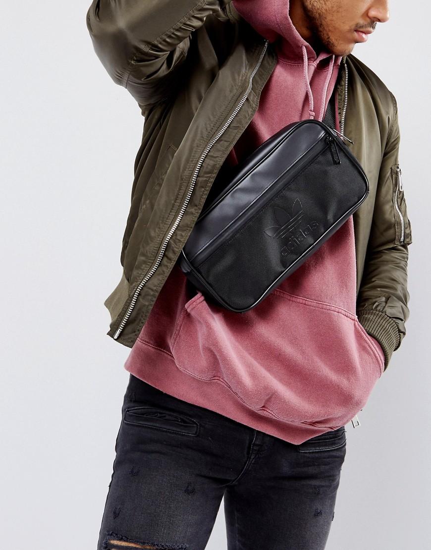 adidas originals flight bag in khaki