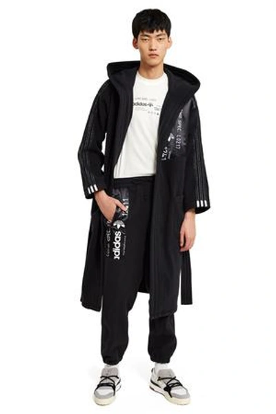 Shop Adidas Originals By Alexander Wang Opening Ceremony Polar Robe In Black