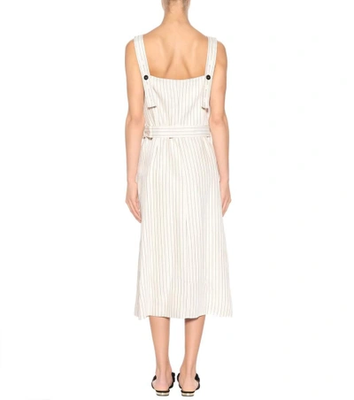 Shop Altuzarra Audrey Striped Dress In Beige