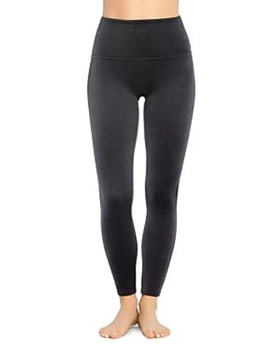 Shop Spanx Ready-to-wow! Velvet Leggings In Moon Shadow
