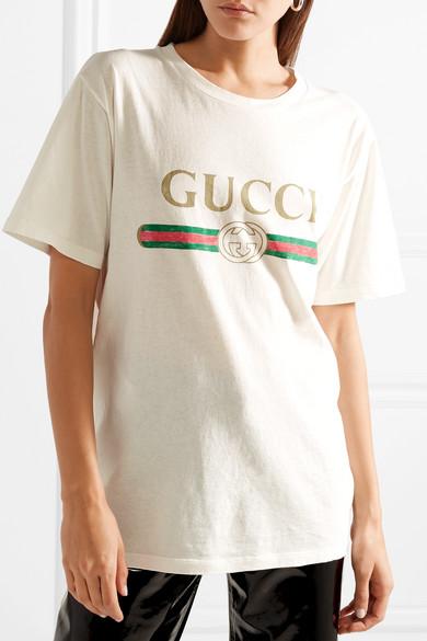 gucci distressed t shirt