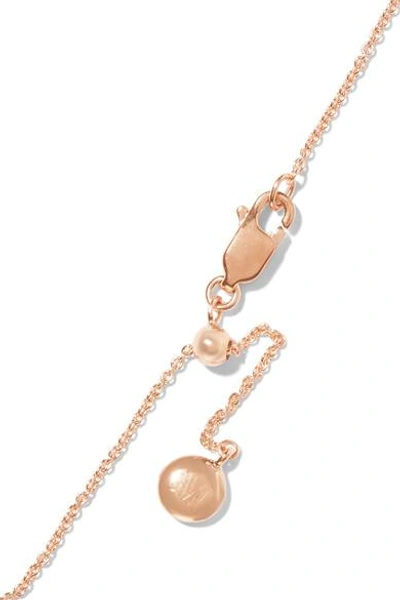 Shop Monica Vinader Riva Kite Rose Gold Vermeil Diamond Bracelet