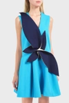 DELPOZO Leaf Cotton Dress