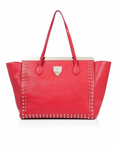 Shop Philipp Plein Handle Bag "marsha"