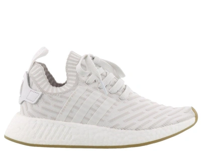 Shop Adidas Originals Nmd R2 Pk Sneaker In White Pink