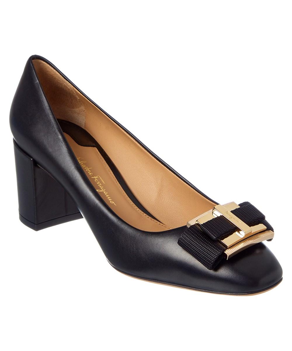 ferragamo double bow pump