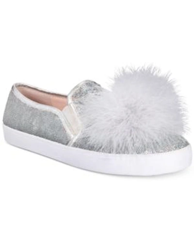 Shop Kate Spade New York Latisa Slip-on Sneakers In Silver Sequin