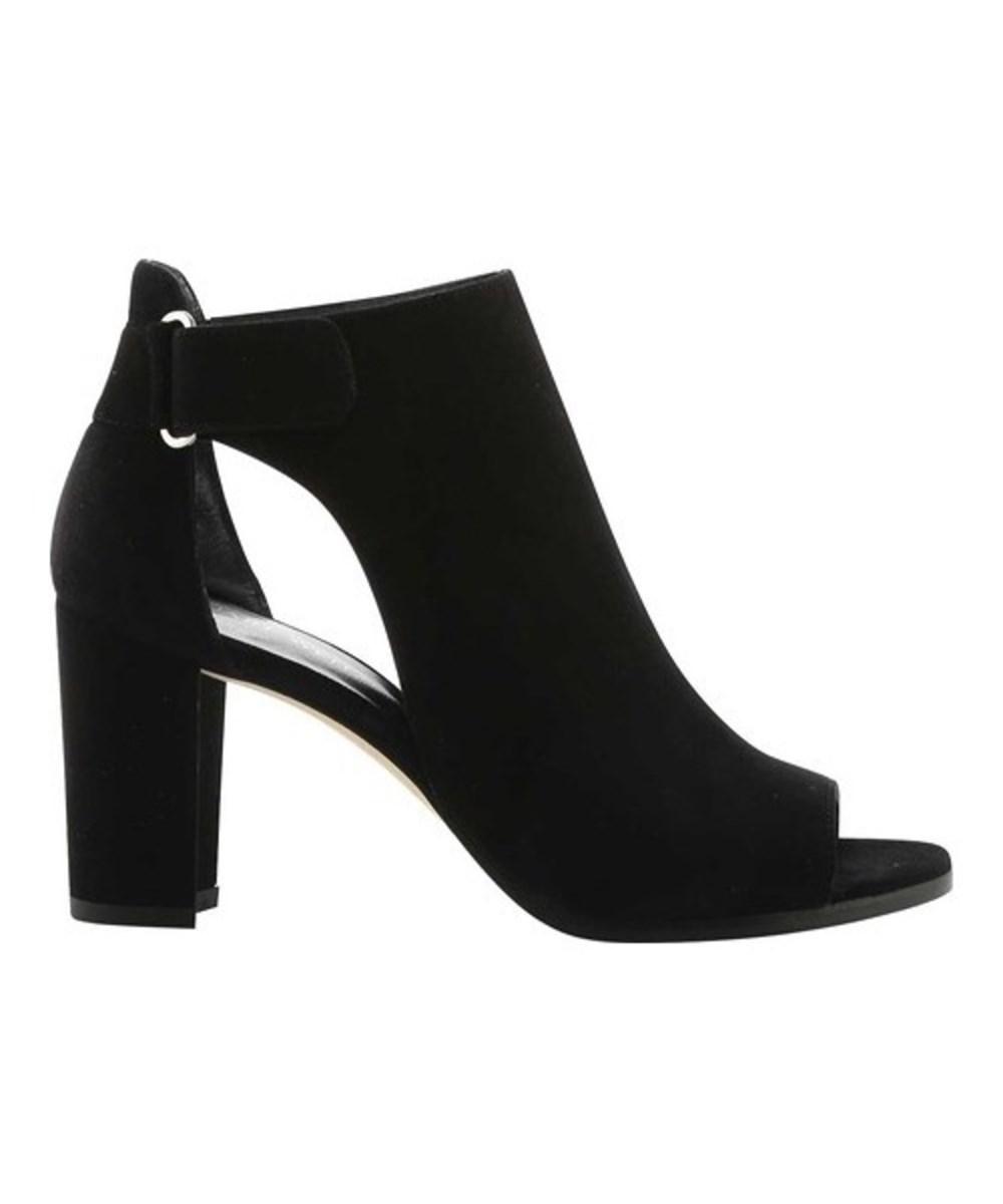 stuart weitzman peep toe booties