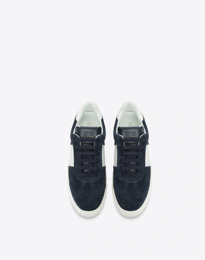 Shop Valentino Flycrew Sneaker In Dark Blue
