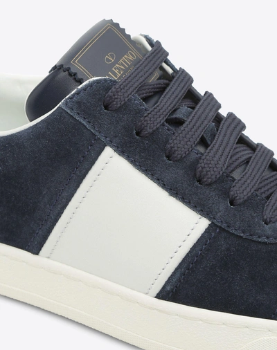 Shop Valentino Flycrew Sneaker In Dark Blue