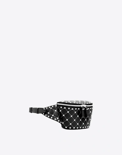 Shop Valentino Free Rockstud Spike Belt Bag In Black