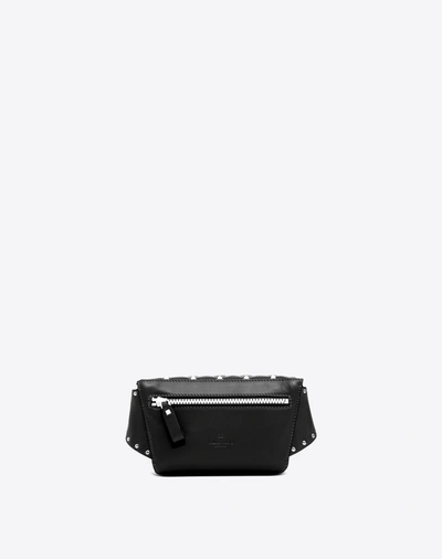 Shop Valentino Free Rockstud Spike Belt Bag In Black