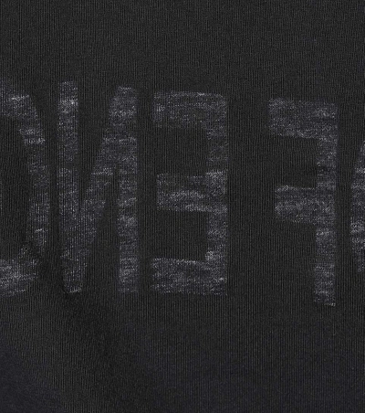 Shop Helmut Lang 2004 Re-edition Cotton T-shirt In Black