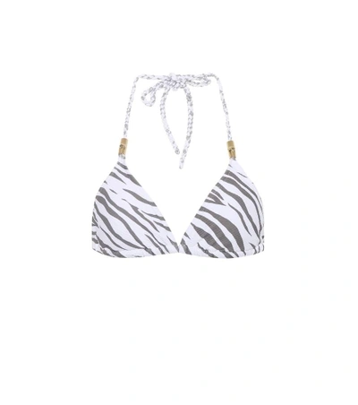 Shop Heidi Klein Core Triangle Bikini Top In White
