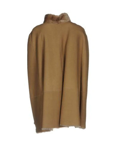 Shop Giorgio Brato Cape In Light Brown