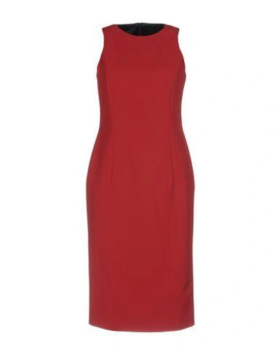Shop Alessandro Dell'acqua Knee-length Dress In Red