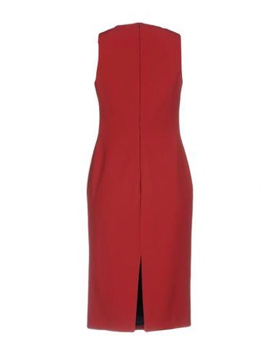Shop Alessandro Dell'acqua Knee-length Dress In Red