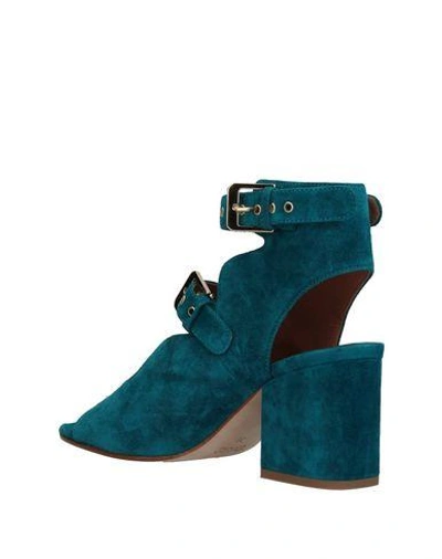 Shop Laurence Dacade Woman Sandals Green Size 6 Calfskin