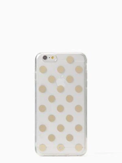Shop Kate Spade Le Pavillion Clear Iphone 7/8 Plus Case In Clear/gold