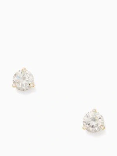 Shop Kate Spade Rise And Shine Small Studs In Clear