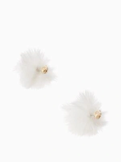 Shop Kate Spade Star Bright Owl Reversible Earrings In White