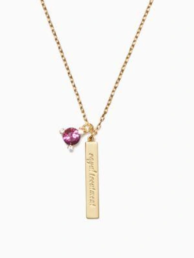 Shop Kate Spade Born To Be February Pendant In Amethyst