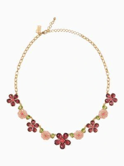 Shop Kate Spade In Full Bloom Necklace In Multi