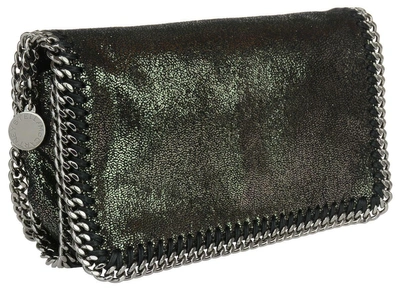 Shop Stella Mccartney Falabella Crossbody Bag In Ruthenium