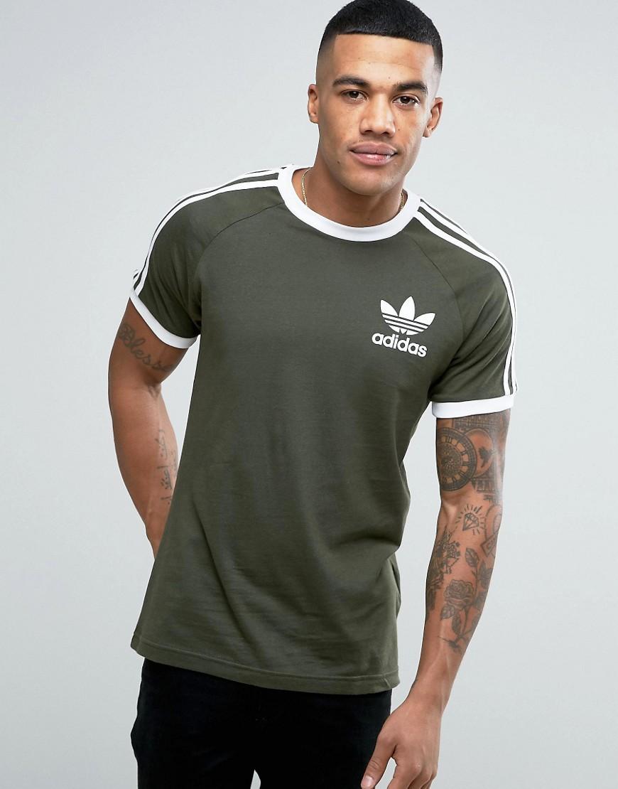 Adidas Originals T-shirt In Green Bq5369 - Green | ModeSens